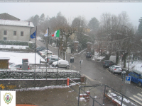 A Montepiano, frazione di Vernio neve