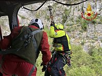 L'intervento dei vigili del fuoco