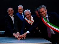 All'inaugurazione con il presidente Eugenio Giani