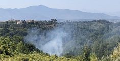 Incendio tra San Gervasio e Gervasella