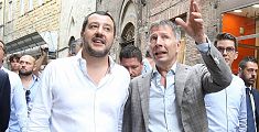Salvini sulla ribalta del Palio ed è bufera