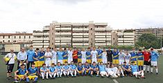 I giovani della Dinamo Kiev in campo per la pace