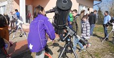 Eclissi solare all'osservatorio di Libbiano