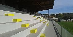Stadio Leporaia, pronta la nuova tribuna