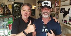 Mel Gibson si rilassa a Volterra