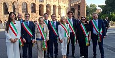 Il sindaco del Cuoio alle celebrazioni a Roma