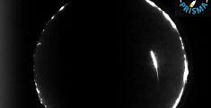 Meteora illumina la notte toscana
