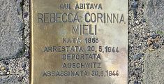 Pietra d'inciampo per Rebecca, deportata a 78 anni