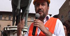 Matteo Salvini alla Fabbrichina