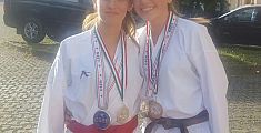 Karate, medaglia d'oro per due giovanissime 