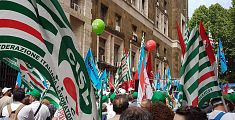 Edilizia, la mobilitazione dei lavoratori a Roma