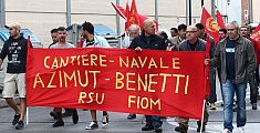 Azimut Benetti, proclamate otto ore di sciopero