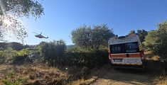 Malore in mare, turista trasferito con Pegaso