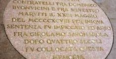 Il rogo di fra' Girolamo Savonarola, 524 anni fa