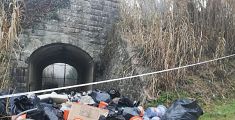 Argine invaso dai rifiuti, imprenditore denunciato
