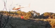 Incendio Rio, squadre a terra e 2 elicotteri 