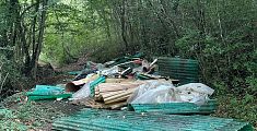 Dal bosco spuntano 3 quintali di rifiuti abbandonati