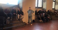 Ex Gkn, presidio in Palazzo Vecchio degli operai senza paga
