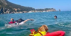 Cani bagnino salvano cinque ragazzi dalle onde