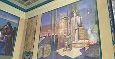 Restaurati i dipinti della cappella ai Caduti
