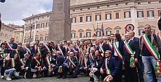 Contro il declassamento i sindaci protestano a Montecitorio