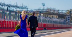 Passione Formula 1, coppia toscana si sposa all'autodromo