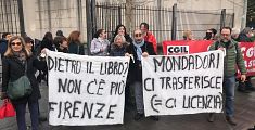 Mondadori, lavoratori in protesta alla Leopolda