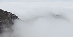 Escursionista si smarrisce nel bosco tra la nebbia