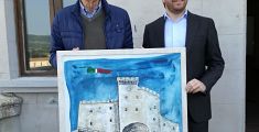 Un quadro in onore al castello di Rosignano
