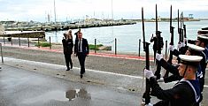 Il viceministro Rixi in visita a Livorno 