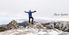 La neve imbianca di nuovo il Monte Capanne-VIDEO
