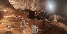 Nella grotta le testimonianze di 18.000 anni fa