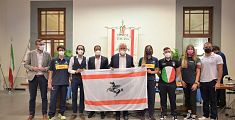 Bandiera della Toscana agli atleti di Tokyo 2020