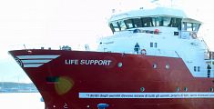 Rotta toscana per Life Support con migranti a bordo