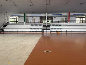Lavori di riqualificazione per la palestra