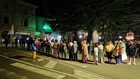 Processione in Ape e scooter per Maria Santissima