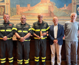 Il comandante Giangiobbe ricevuto in Comune