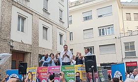 Salvini da Arezzo chiede un tetto alle bollette