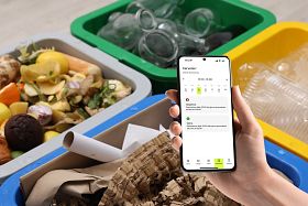 Rifiuti, con l'app vola la differenziata