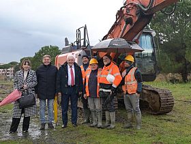 Casa e ospedale di comunità, sopralluogo di Giani