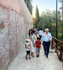 Inaugurato il sentiero dei Sottofossi Est