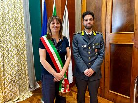 Il comandante Fusco ricevuto in Comune