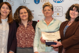 Maria e Assunta ritirano il premio del Forchettiere