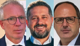 Da sinistra Stefano Scaramelli, Luca Agresti, Marco Landi