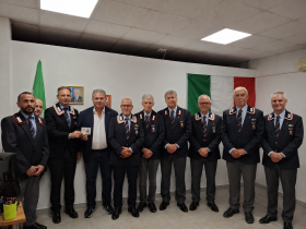 L'Anc accoglie il luogotenente Martini