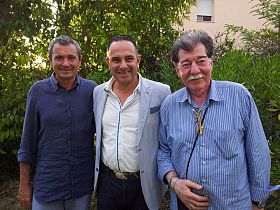 Da sinistra: Federico Eligi, Piero Iafrate e Odorico Di Stefano