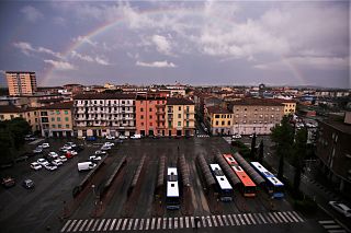 L'arcobaleno sopra Pontedera