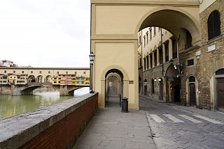 In foto uno scorcio del Ponte Vecchio