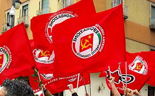 Bandiera di Rifondazione Comunista