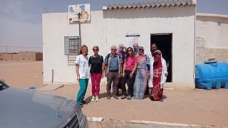 L'équipe medica in Algeria in uno dei campi profughi